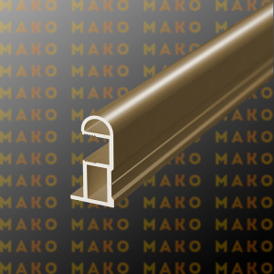 Профиль вертикальный MS162 Латунь (A21)